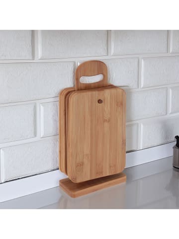 Joybos 7-delige snijplankset lichtbruin - (B)15 x (H)33 x (D)7 cm