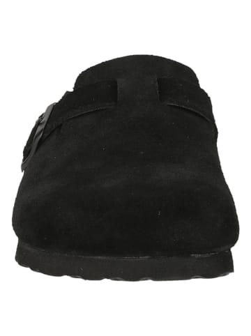 NOU Leder-Clogs "Corwin" in Schwarz