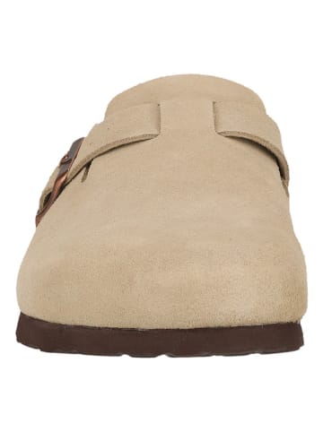 NOU Leder-Clogs "Corwin" in Beige