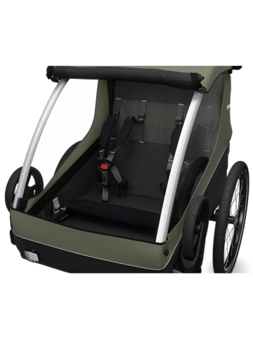 Thule Przyczepka rowerowa 3w1 "Courier" w kolorze zielonym