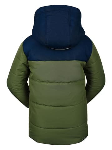 Peek U Ski-/ Snowboardjacke "Monty" in Khaki/ Dunkelblau