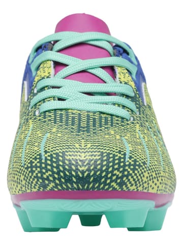 Jako Naturrasen-Fußballschuhe "Vini" in Grün/ Blau