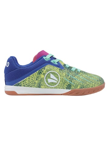 Jako Hallen-Fußballschuhe "Vini" in Grün/ Blau