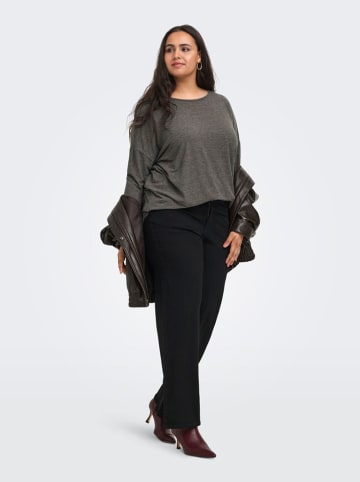 ONLY Carmakoma Bluse in Anthrazit