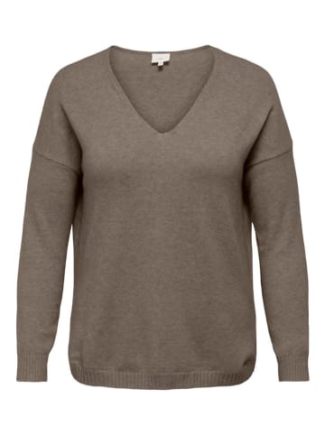 ONLY Carmakoma Trui beige