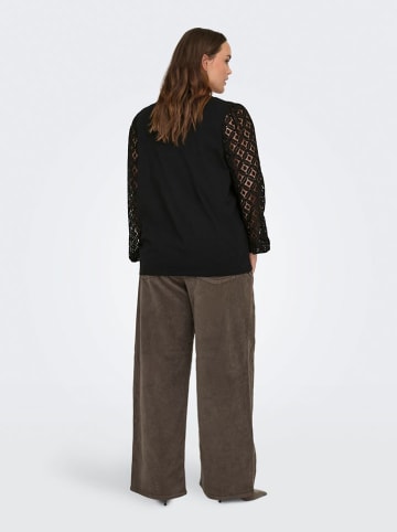 ONLY Carmakoma Bluse in Schwarz