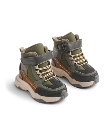 Wheat Leren boots kaki