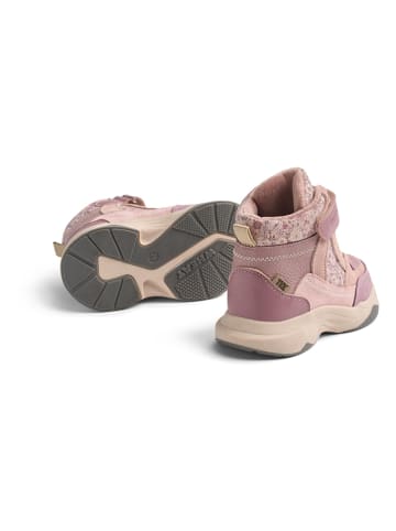 Wheat Leder-Boots in Rosa