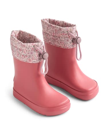 Wheat Barefootrubberlaarzen koraalrood