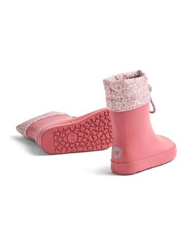 Wheat Barefootrubberlaarzen koraalrood
