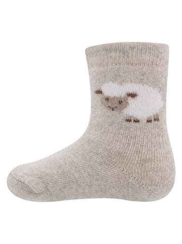 ewers 2er-Set: Socken in Beige/ Grau