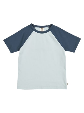 müsli Shirt in Hellblau/ Dunkelblau