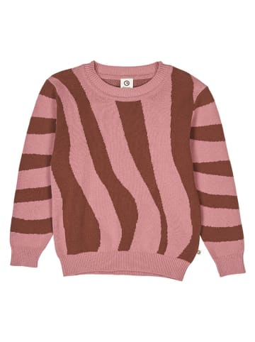 müsli Pullover in Rosa/ Hellbraun