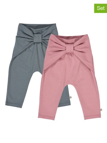 müsli 2er-Set: Leggings in Rosa/ Anthrazit