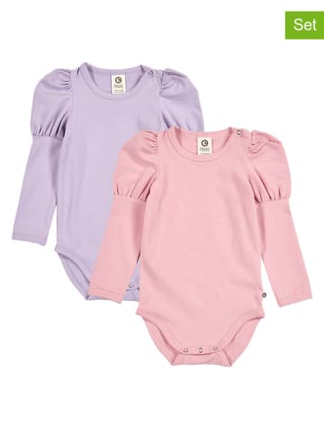 müsli 2er-Set: Bodys in Rosa/ Lila
