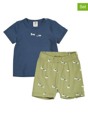 müsli 2tlg. Outfit in Dunkelblau/ Grün