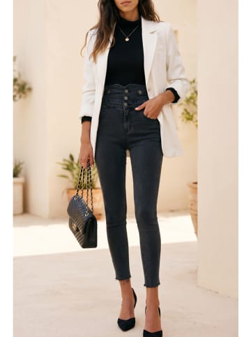 SOULSHAE Spijkerbroek - skinny fit - zwart