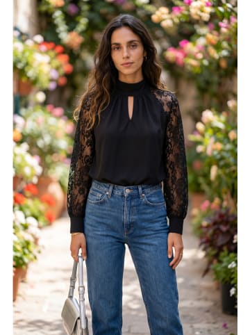 SOULSHAE Bluse in Schwarz