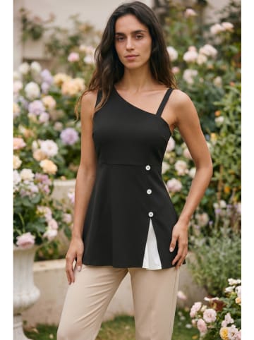 SOULSHAE Blusentop in Schwarz