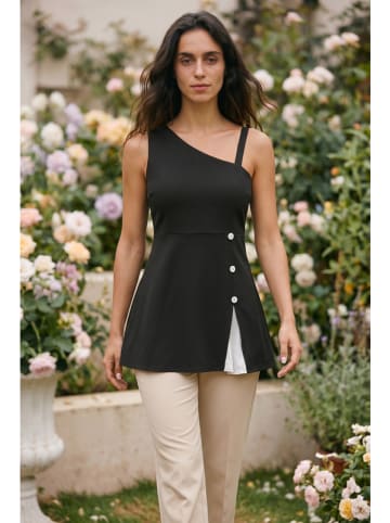 SOULSHAE Blusentop in Schwarz