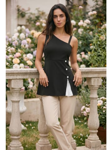 SOULSHAE Blusentop in Schwarz