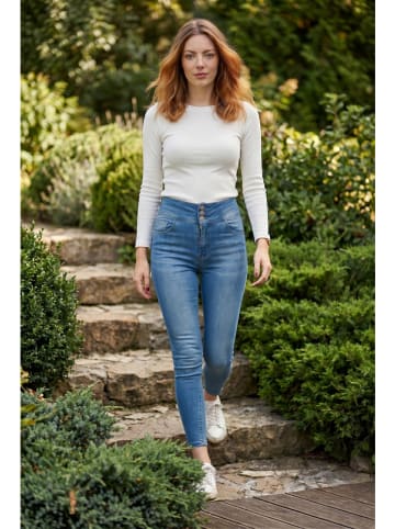 SOULSHAE Dżinsy - Skinny fit - w kolorze niebieskim