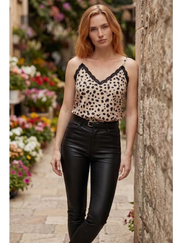 SOULSHAE Top w kolorze beżowym