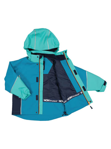 GEGGAMOJA Softshelljas turquoise/lichtblauw