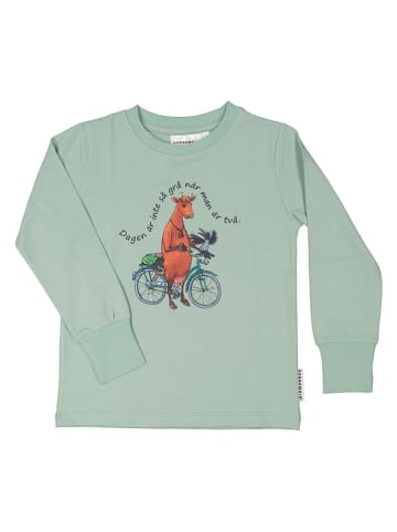 GEGGAMOJA Bluza w kolorze zielonym