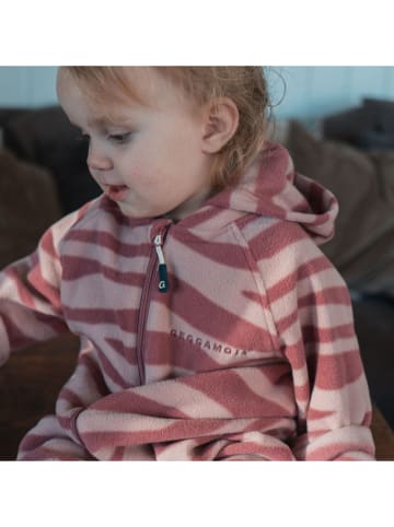 GEGGAMOJA Fleeceoverall in Rosa/ Lila