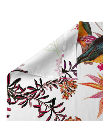 Happy Friday Tagesdecke ''Birds of Paradise'' in Weiß/ Bunt