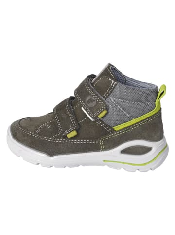 Ricosta Leder-Boots "Skip" in Grün/ Grau