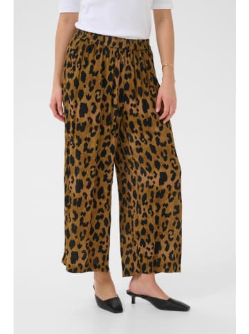 Kaffe Broek camel/zwart