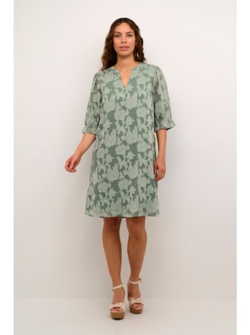 Cream Jurk groen
