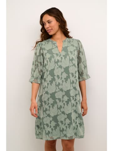 Cream Jurk groen