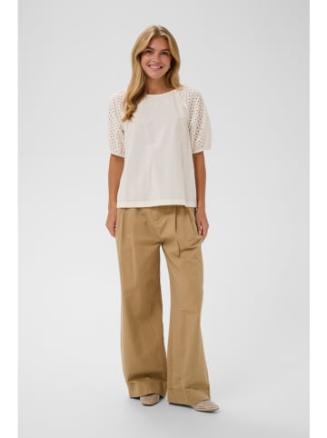 SAINT TROPEZ Bluse in Creme
