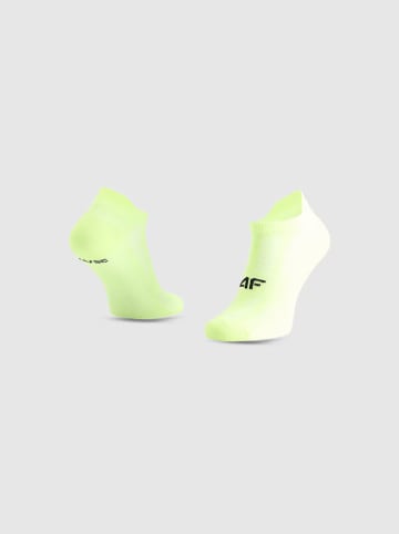 4F 3er-Set: Sportsocken in Dunkelblau/ Gelb/ Weiß