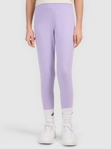 4F Legginsy w kolorze fioletowym