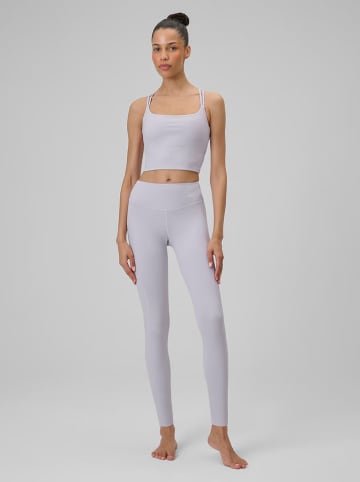 4F Legginsy sportowe w kolorze fioletowym