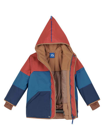 finkid Winterjacke "Taika Snow" in Rot/ Blau