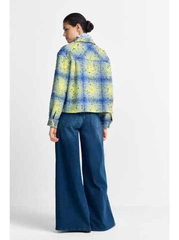 Rich & Royal Blazer in Blau/ Gelb