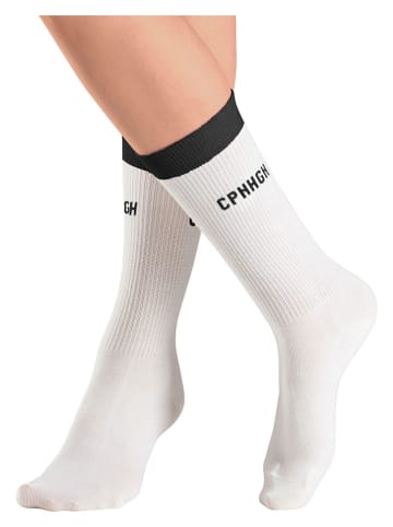 Copenhagen Studios 2er-Set: Tennissocken in Weiß