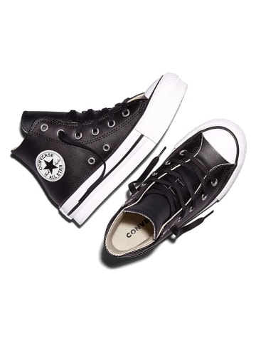 Converse Leder-Sneakers "Converse Chuck Taylor All Star Lift" in Schwarz