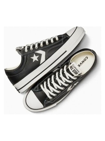 Converse Leder-Sneakers "Star Player 76" in Schwarz
