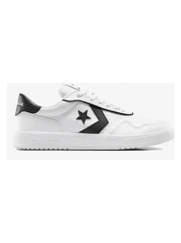 Converse Leder-Sneakers "SC25" in Weiß/ Schwarz
