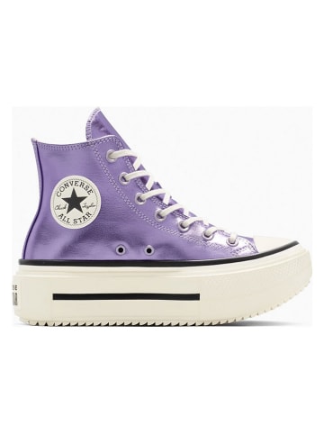 Converse Sneakersy "Chuck Taylor All Star Double Stack" w kolorze fioletowym