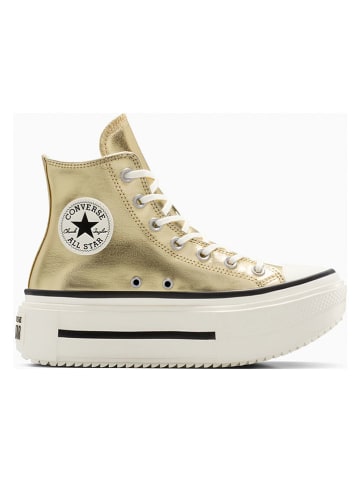 Converse Sneakersy "Chuck Taylor All Star Double Stack" w kolorze złotym