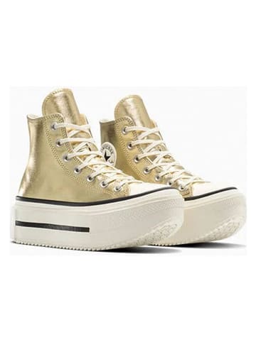 Converse Sneakersy "Chuck Taylor All Star Double Stack" w kolorze złotym