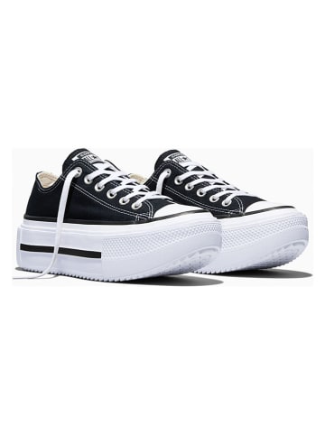 Converse Sneakersy "Chuck Taylor All Star Double Stack" w kolorze czarnym