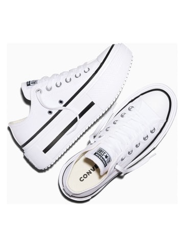 Converse Sneakersy "Chuck Taylor All Star Double Stack" w kolorze białym